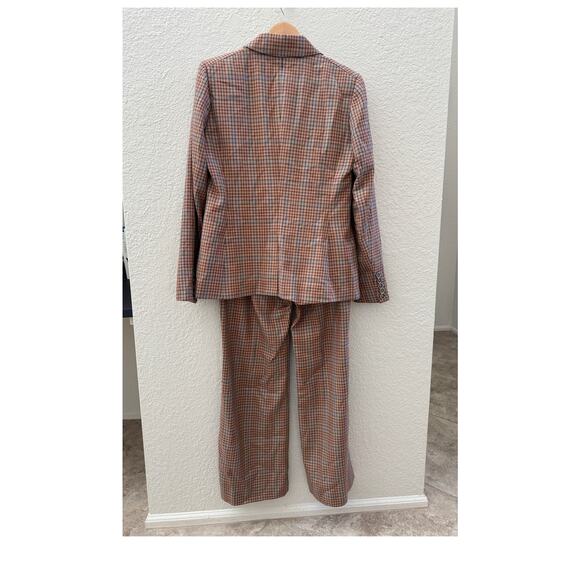 NEW PAIGE $598 Londyn Blazer + Avedon Trouser Bronze Dust Set - Picture 5 of 12